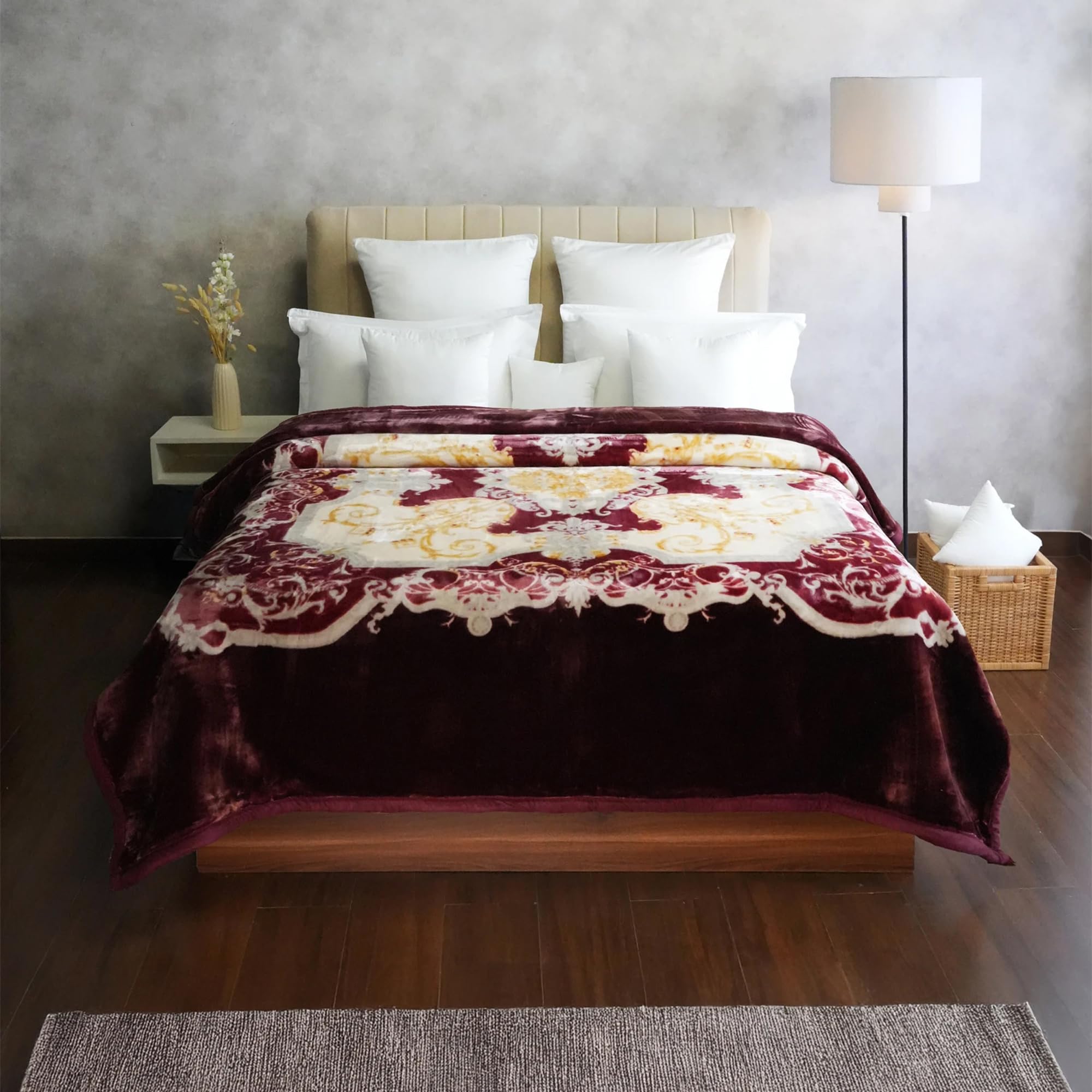 MYTRIDENT Mink Blanket - Super Soft & Cozy Double Bed -30