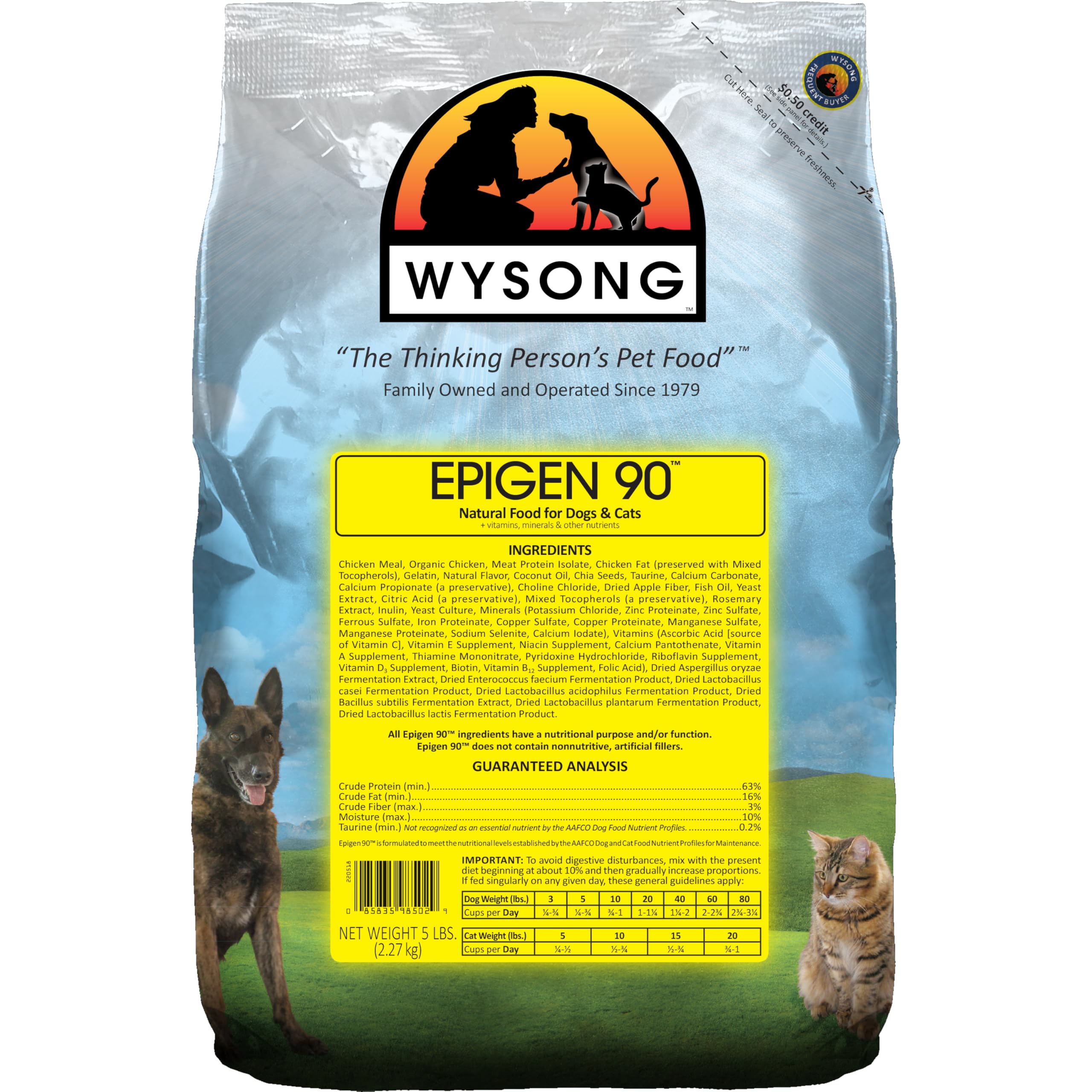 Wysong Epigen 90 Starch Free Canine Feline Dry Formula