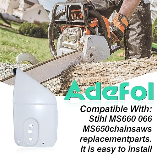 Miniatura 2 de Adefol Kit de cubierta de piñón de embrague para Stihl MS660 066 MS650 Pieza de repuesto con espigas de perro de tala Tuerca de barra colectora de