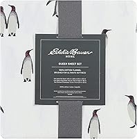 Vista 194 de Eddie Bauer - Full Sheets, Cotton Flannel Bedding Set, Brushed For Extra Softness, Cozy Home Decor (Dog Friends, Full)