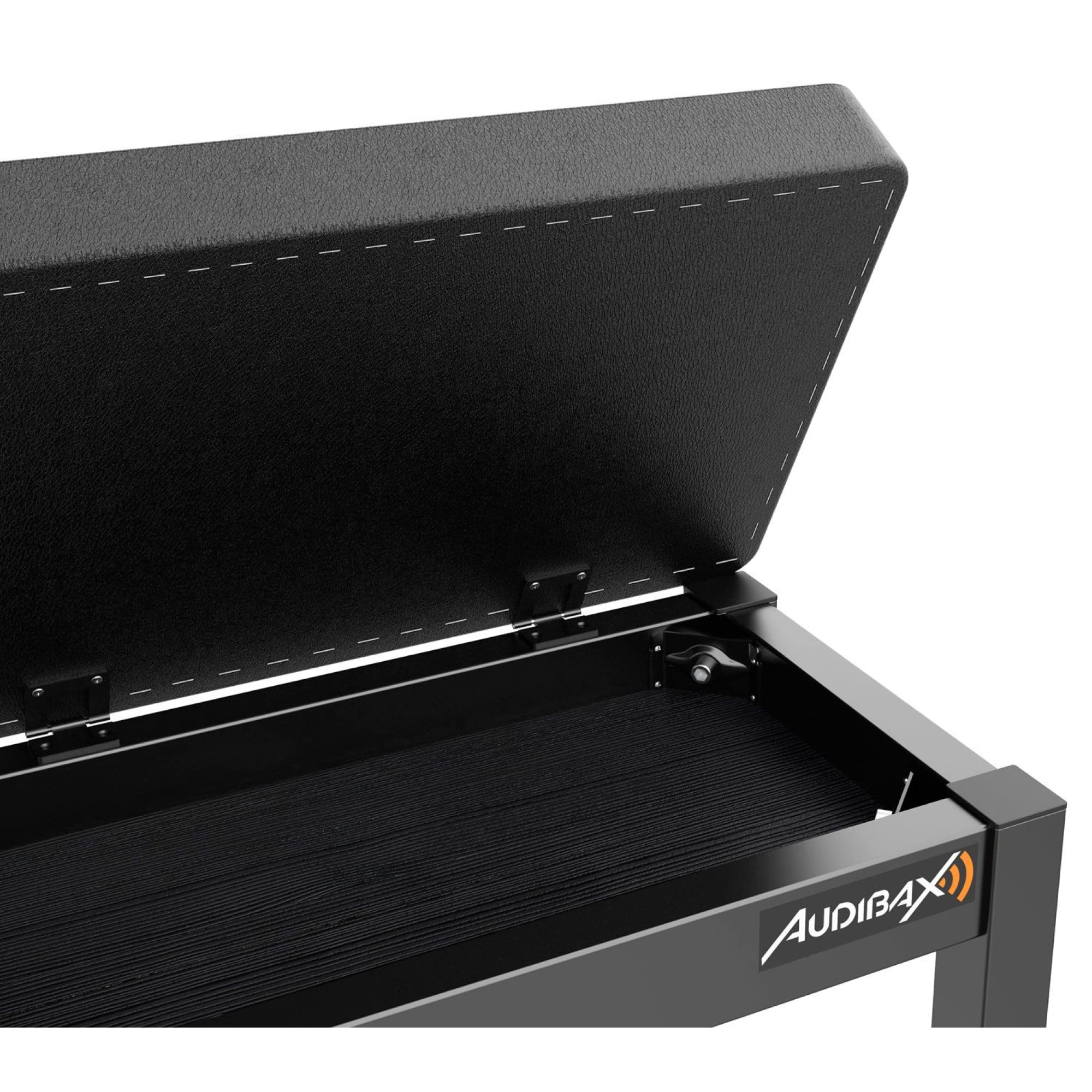 Audibax KB200B Banco para Piano/Teclado con Compartimento Almacenamiento