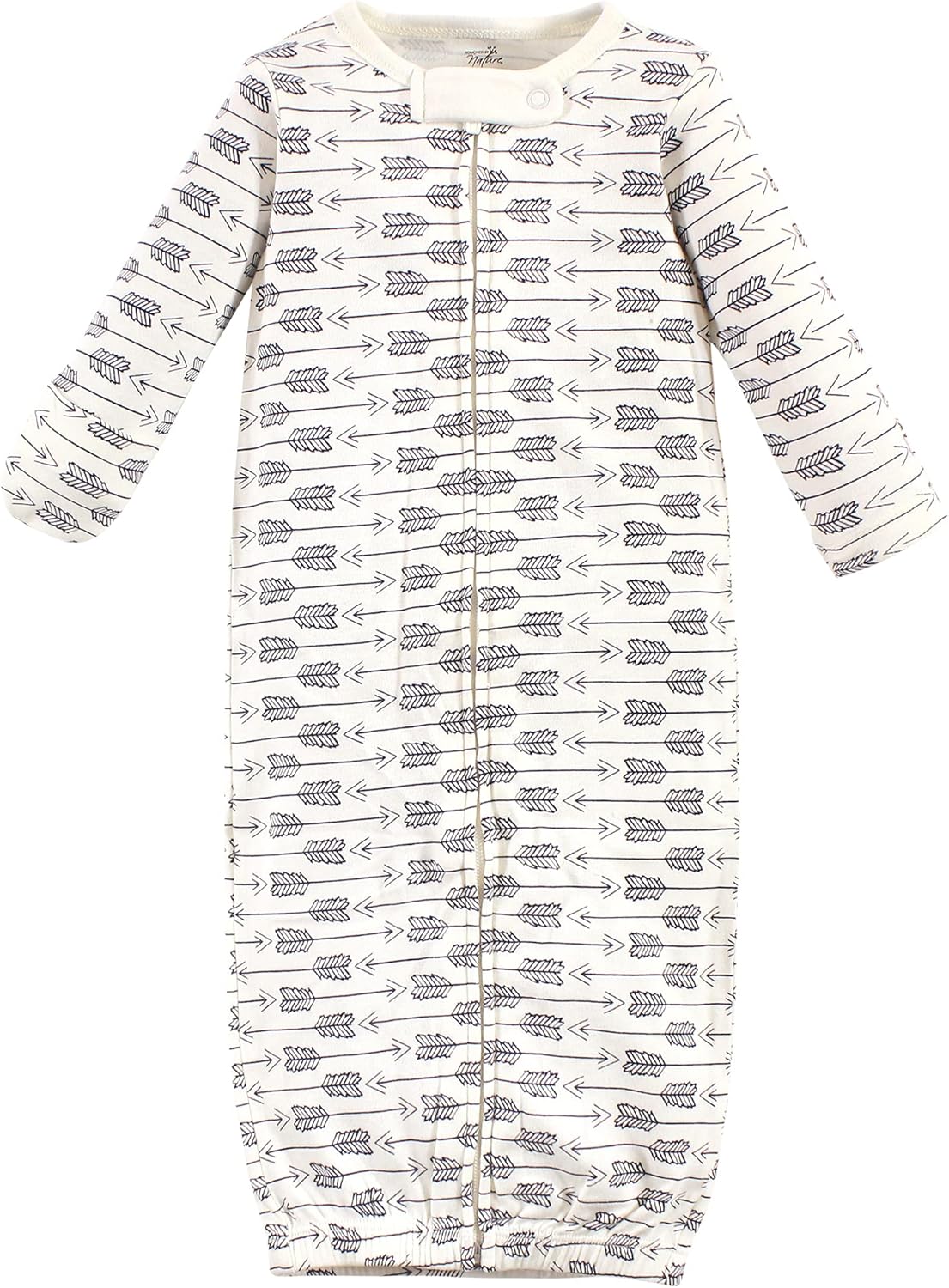 Touched by Nature Baby Organic Cotton Zipper Gowns: Clothing