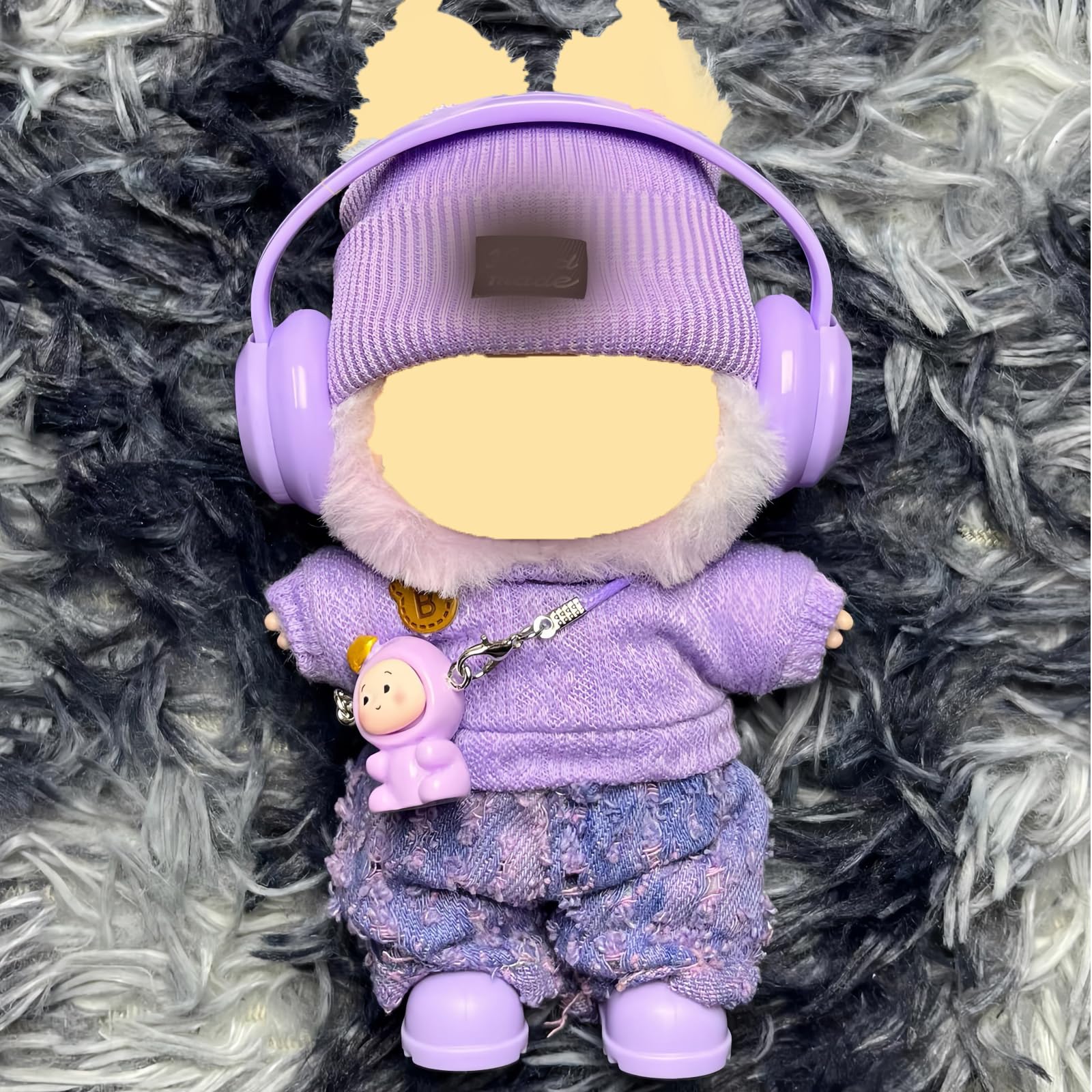 Amazon.co.jp: ラブブ 17cm 着せ替え服 オシャレ 6点セット ぬいぐるみ