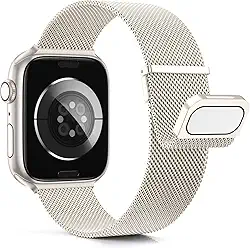 HAOZHI Pulseira Magnético Compatível com Apple Watch 49mm 46mm 45mm 45mm 44mm 42mm 42mm 41mm 40mm 38mm,Bracelete Correia de Metal para iWatch Ultra SE 3 2,Series 11 10 9 8 7 6 5 4 3 2 1