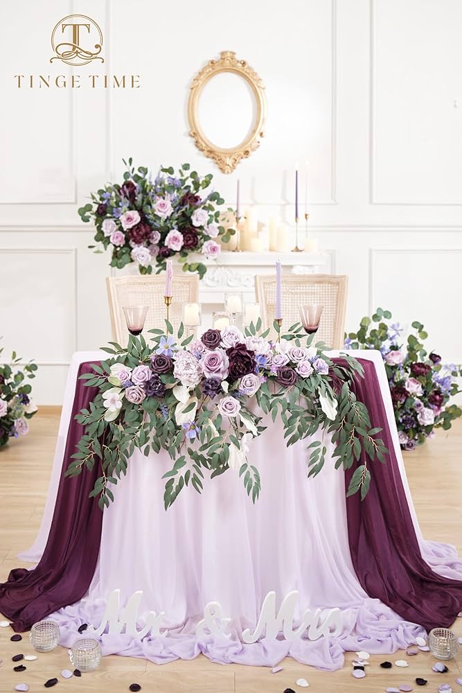 なな table flower arrange なな table flower arrange Garden Sweetheart Table Arrangement