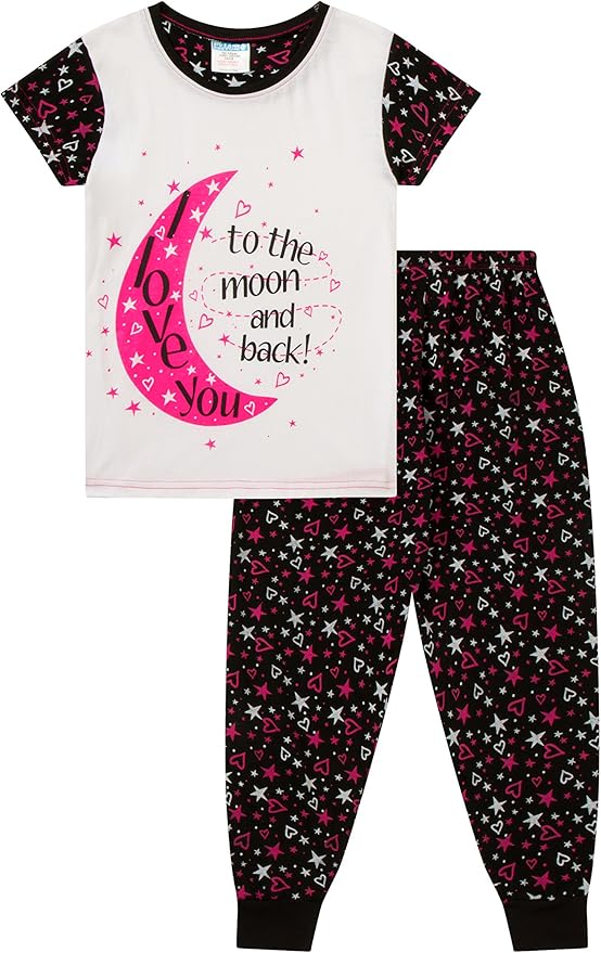 Toddler Pj Sun And Moon Printed Cotton Plus Size Women's Pajamas
