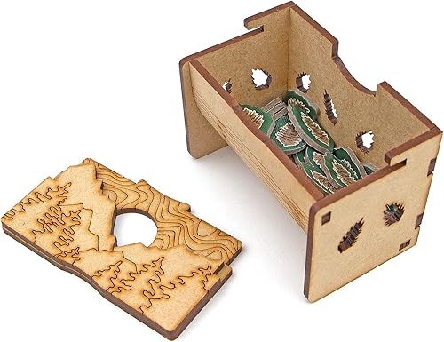 Miniatura 4 de TowerRex Organizador de juegos de mesa para caja de juegos de mesa Cascadia, organizador de juegos de mesa Cascadia, accesorio de inserción de