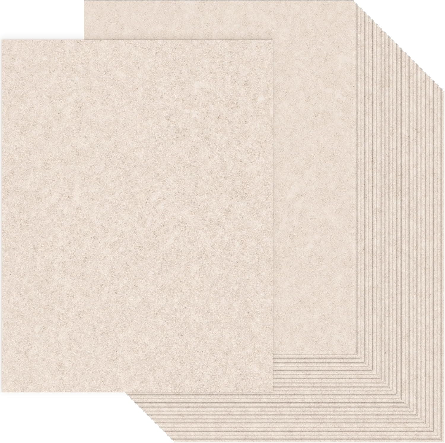 70 Sheets White Parchment Paper 100gsm Vintage Paper 8.5"x11"