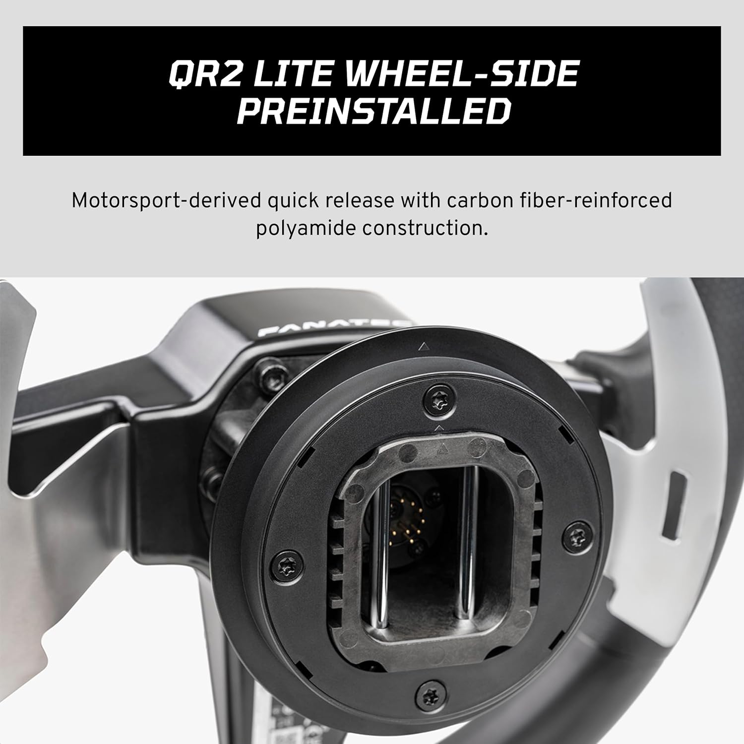 Close-up of the QR2 LITE Wheel-Side mechanism