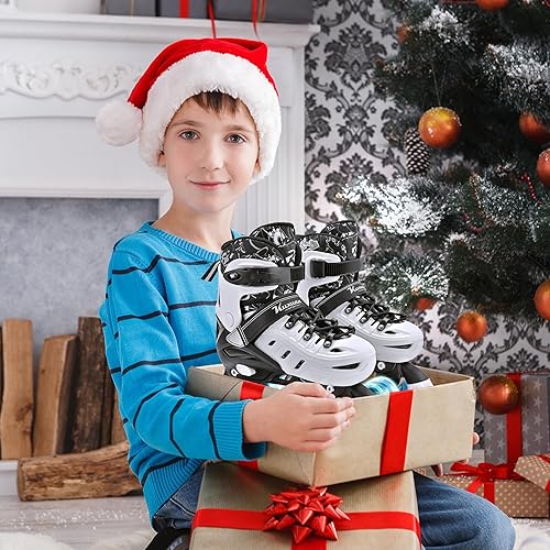 Miniatura 7 de Kuxuan Skates Patines ajustables en línea y patines para niños, niñas y mujeres