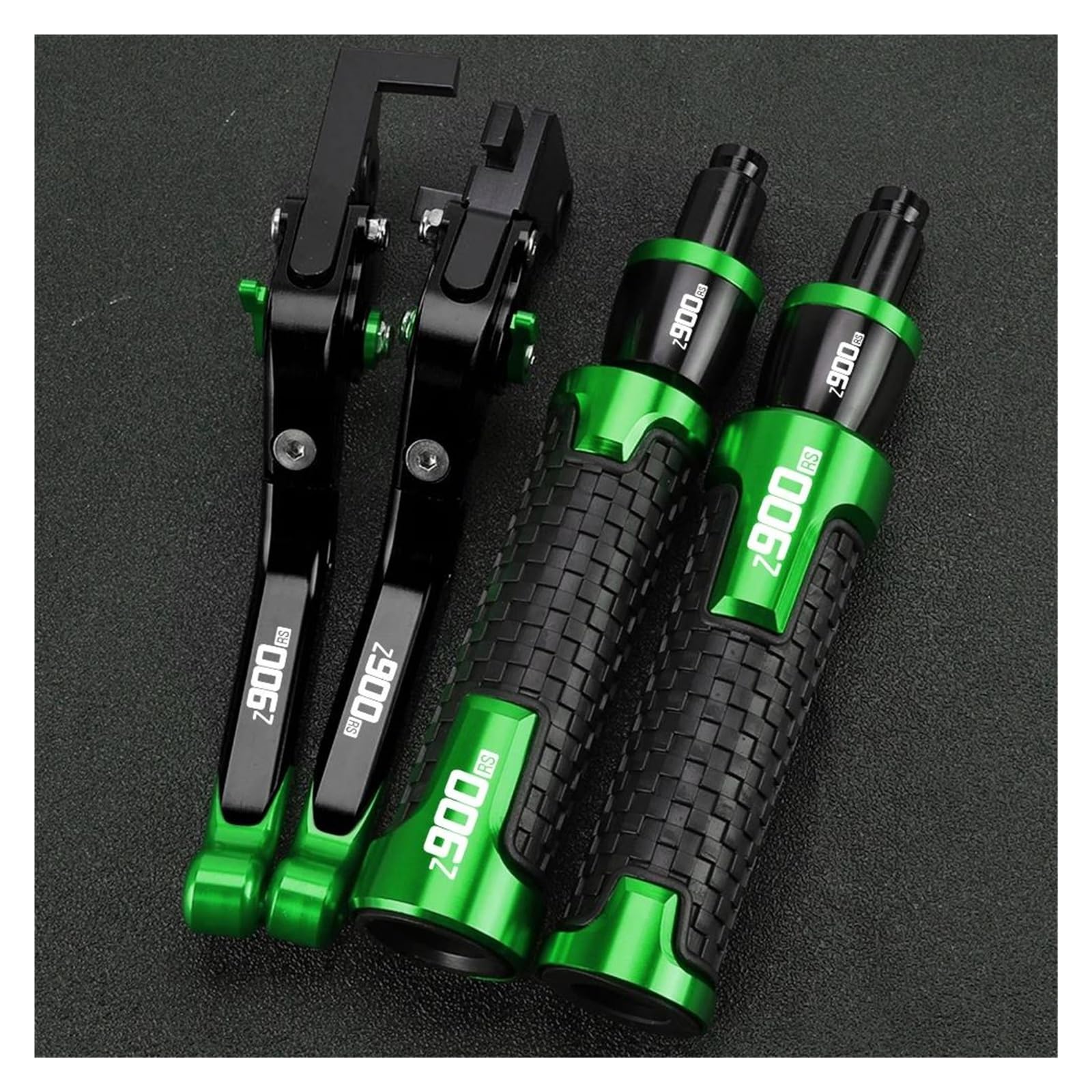 Leviers d'embrayage Z900RS de précision anodisés avec embouts de guidon S-02
