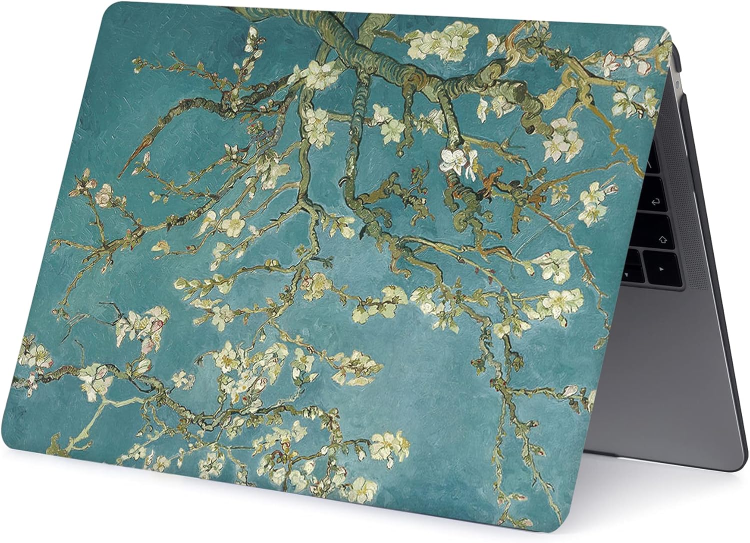 Case Compatible with MacBook Pro 15 inch 2019 2018 2017 2016 Release A1990 A1707, Plastic Protective Hard Cover & Keyboard Cover & Sleeve for MacBook Pro 15,4 with Touch Bar - Almond Blossom - Image 5