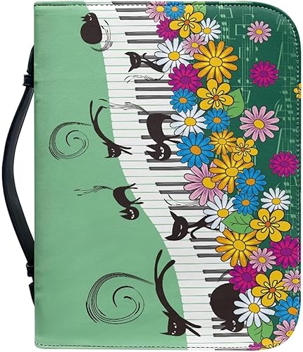 Miniatura 21 de TODIYADDU Funda de la Biblia para las mujeres, cubierta de la Biblia de la PU, suave bolsa de libro personalizada impermeable, bolsa de iglesia