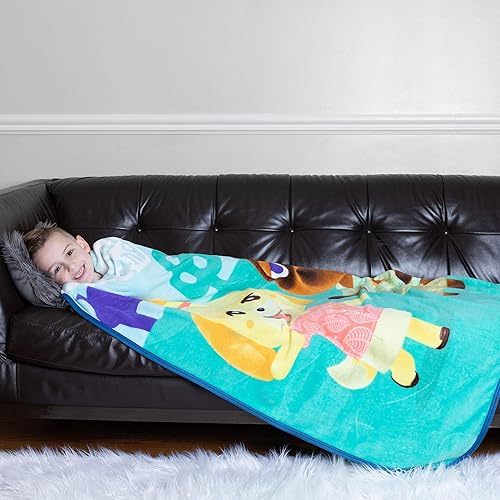 Vista 213 de Franco - Ropa de cama infantil de microfibra súper suave, 46 pulgadas x 60 pulgadas, Spirit Riding Free