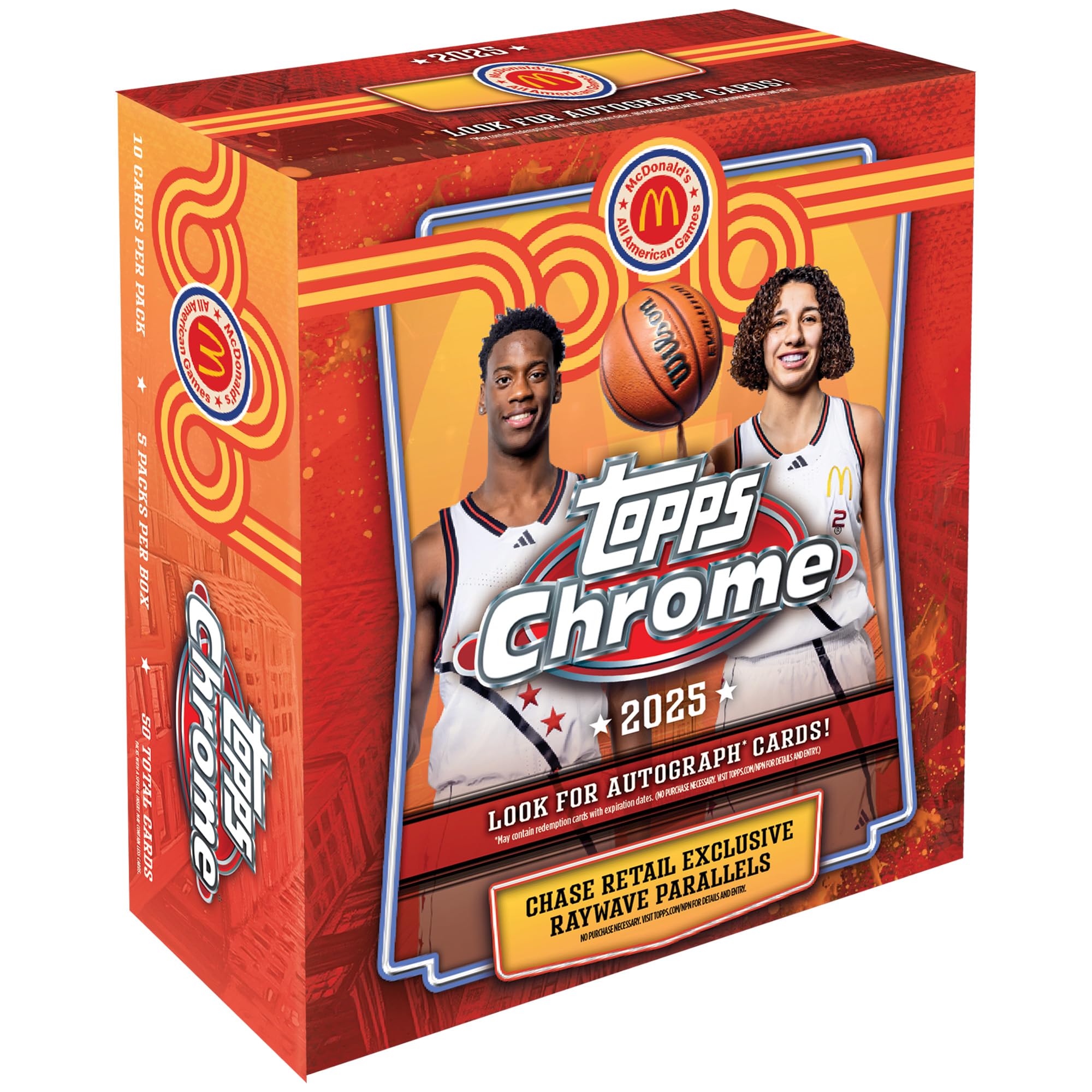Amazon.com: 2025 Topps Chrome McDonald's All-American Basketball