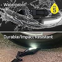 Vista 5 de Liteband PRO - Linterna frontal personal ajustable de haz ancho de la serie 1000, iluminación de 210°, funciona con pilas, se adapta a sombreros