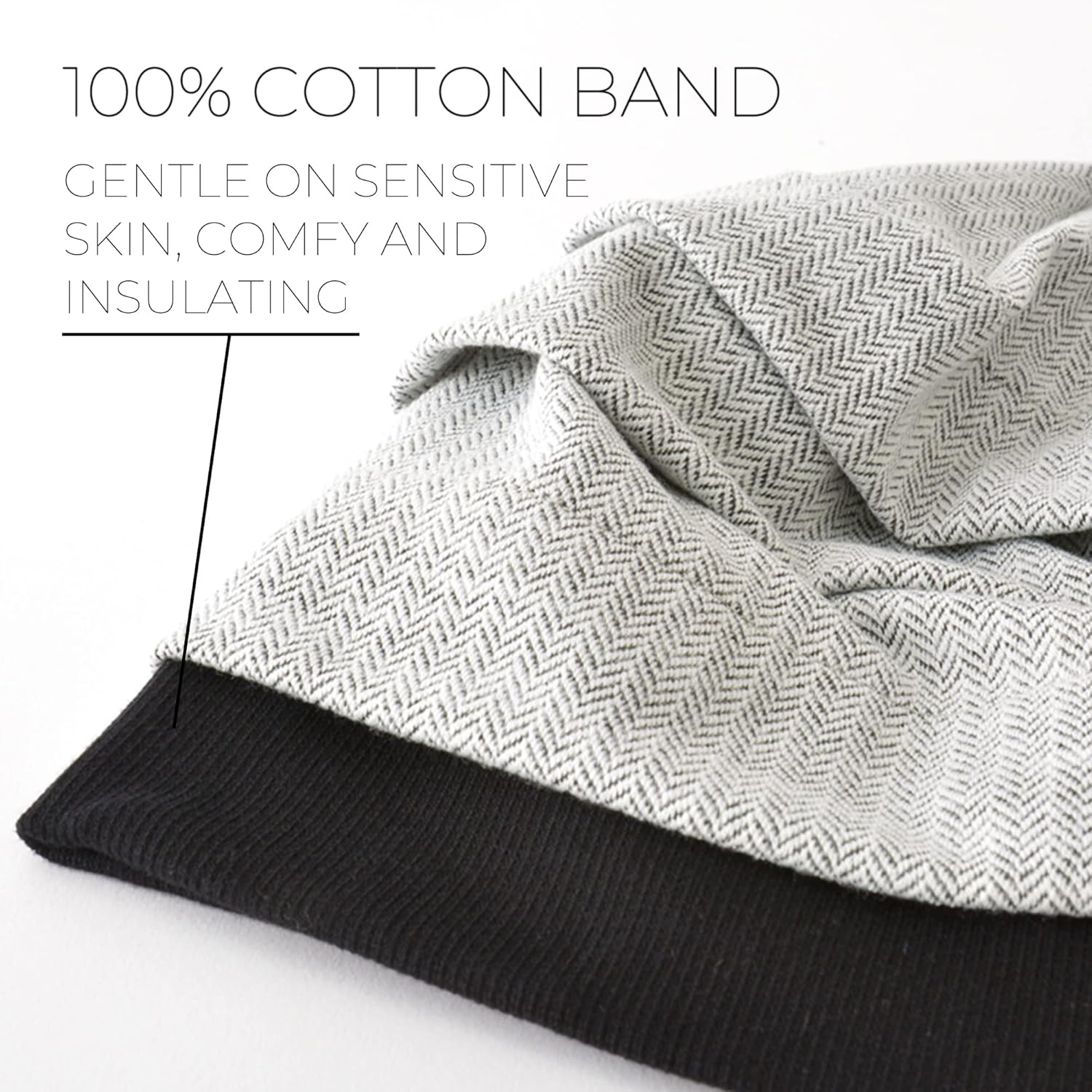 CHARM Mens Womens Beanie Slouchy Cotton - Baggy Oversized Hipster Hat Surfer Patterned Mens Beanie - Image 3