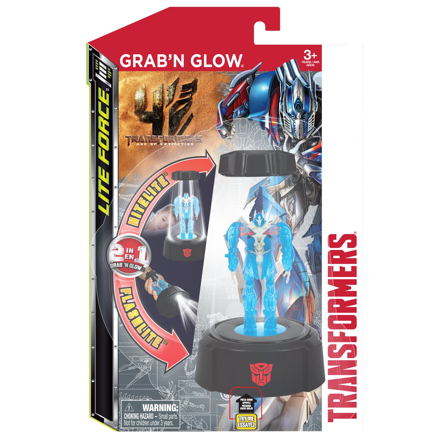 Tech 4 Kids Transformers 4 Grab n Glow