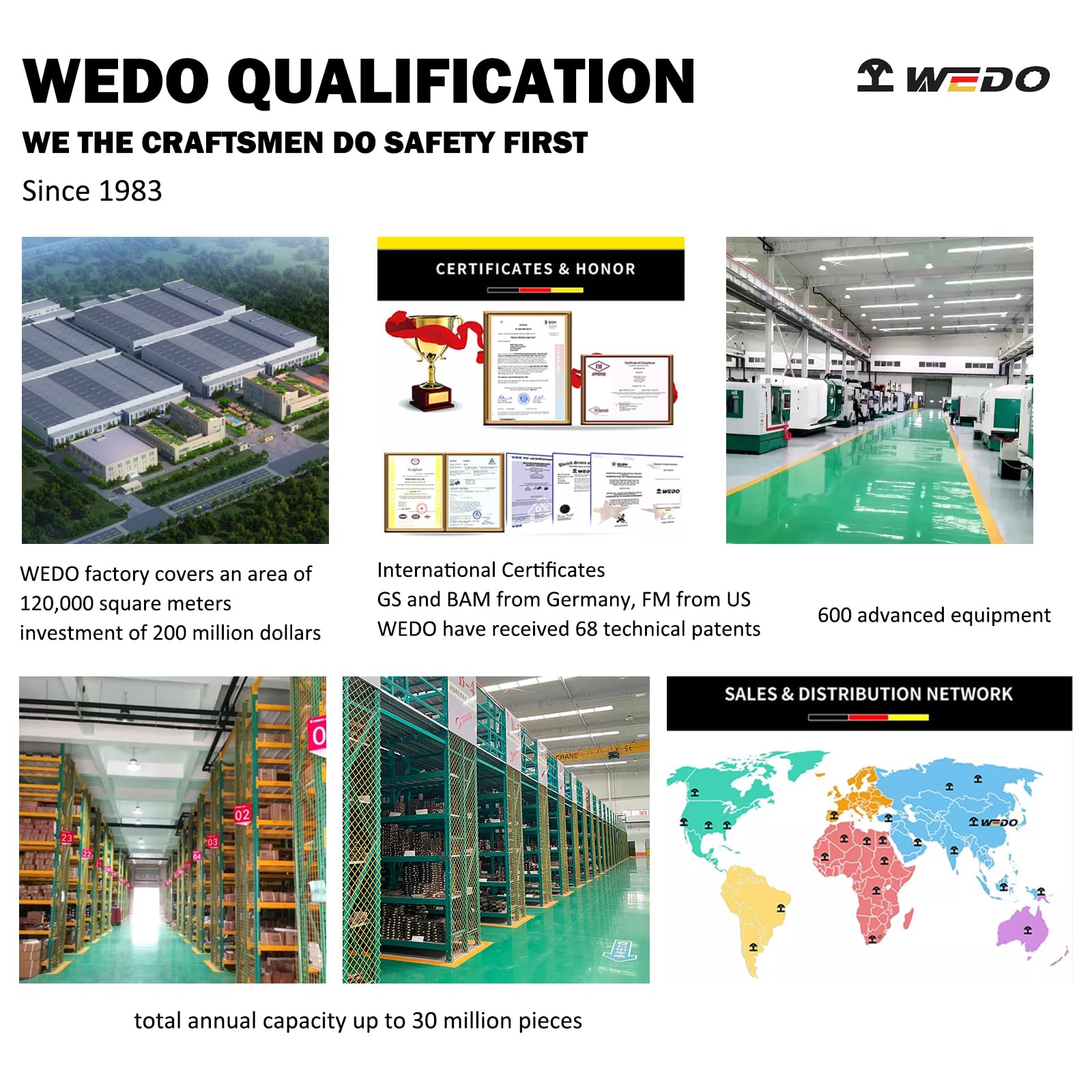 WEDO Nieparkingowy klucz imbusowy typu T, klucz bezpieczeństwa bez iskier, miedź berylowa, standard DIN, certyfikat BAM i FM, 0,25 cala, szerokość 6 mm