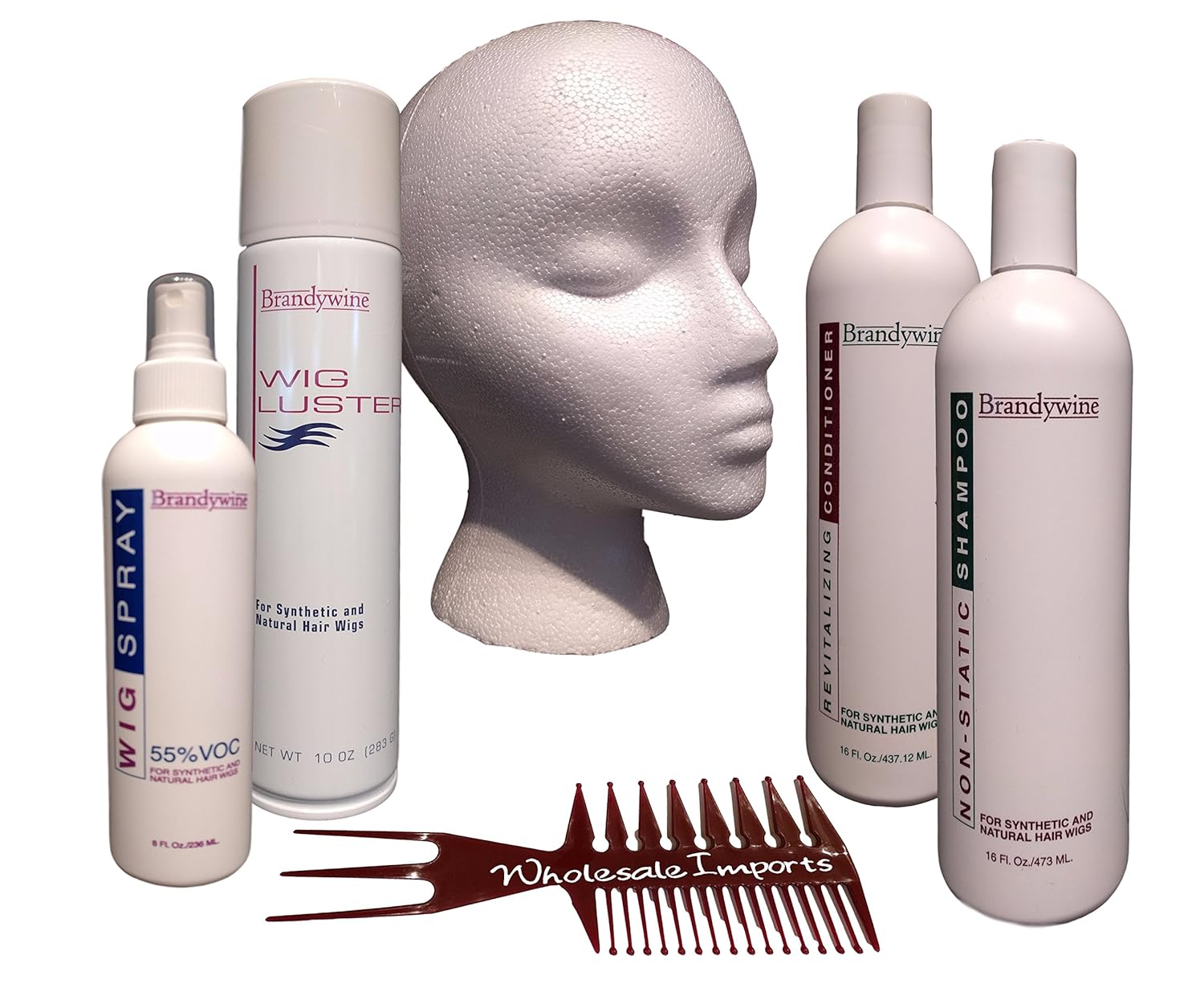 Wholesale Imports Brandywine Ultimate Wig Care Kit with