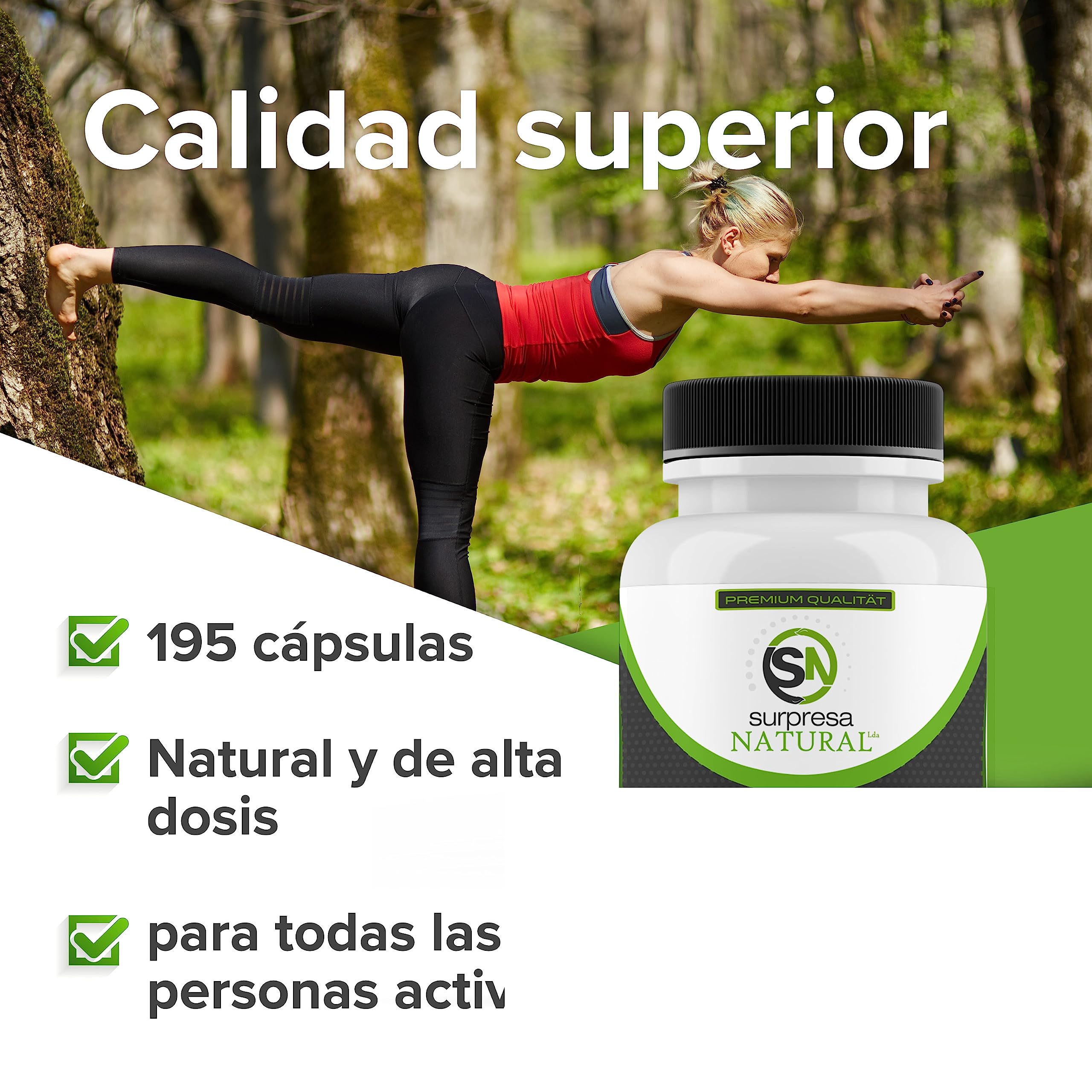 Glucosamina condroitina & MSM capsule ad alto dosaggio I 3 x 195 capsule I 4500 mg al dose giornaliera I Integratore alimentare senza additivi e testato in laboratorio I 1 mese