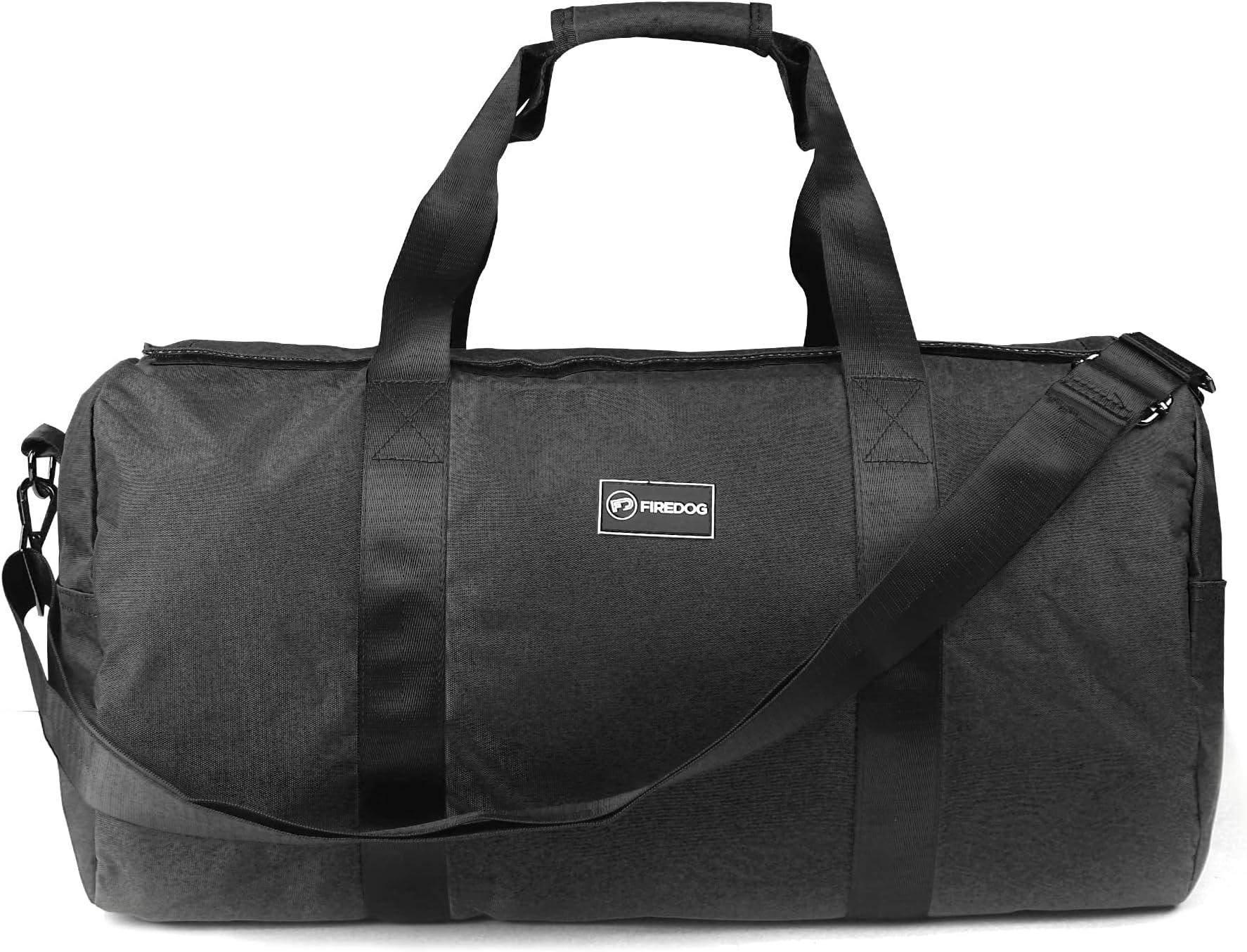 FIREDOG Smell Proof Duffle Bag, Large Smell Proof Bag for Travel Storage, Classic Black, with Lock