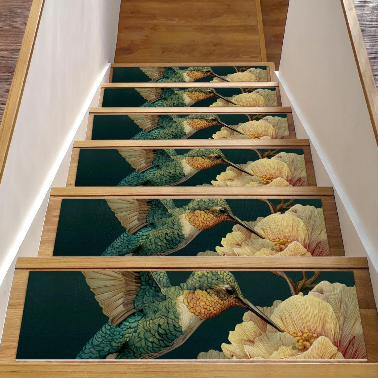 Tapis d'escalier antidérapants pour éviter les glissades sur les marches en bois intérieures