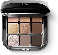 KIKO MILANO, New Glamour Multi Finish Eyeshadow Palette, Paleta de Sombras, Cor