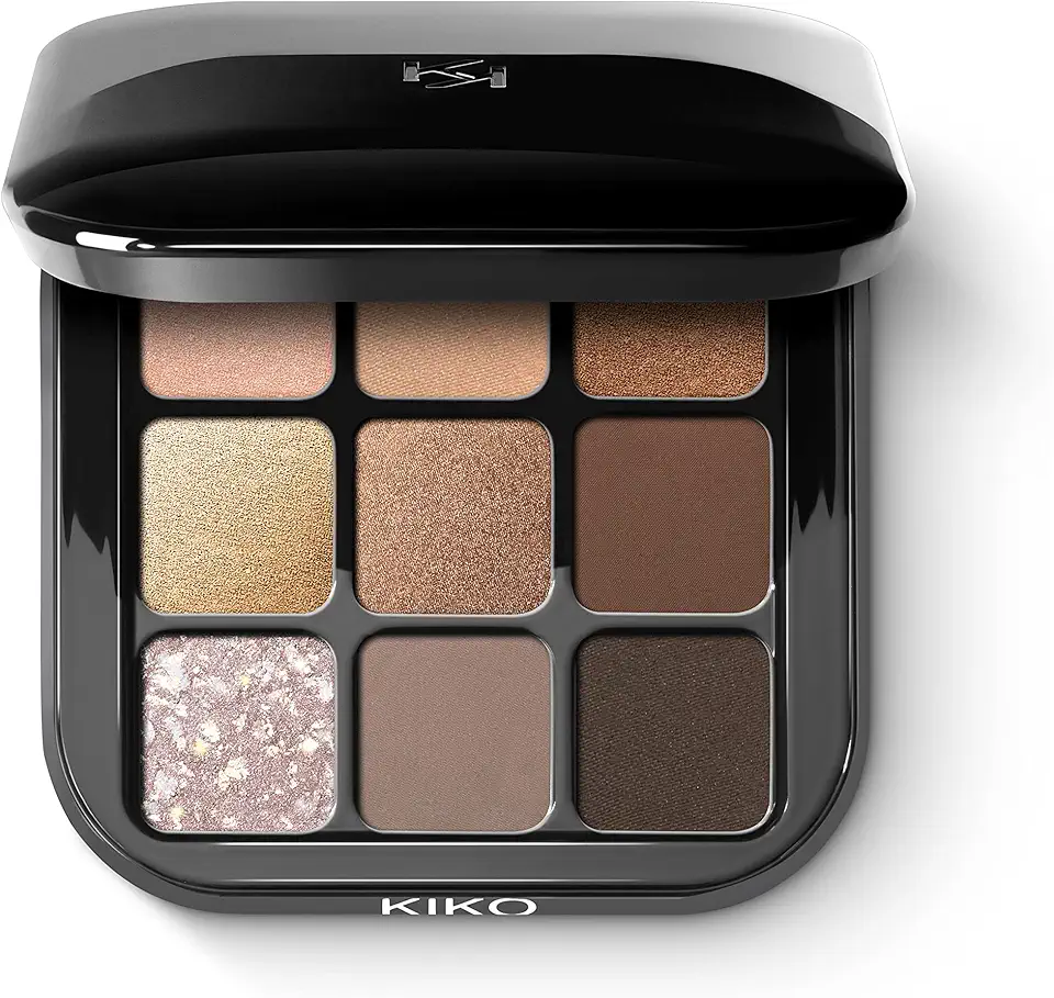 KIKO MILANO, New Glamour Multi Finish Eyeshadow Palette, Paleta de Sombras, Cor