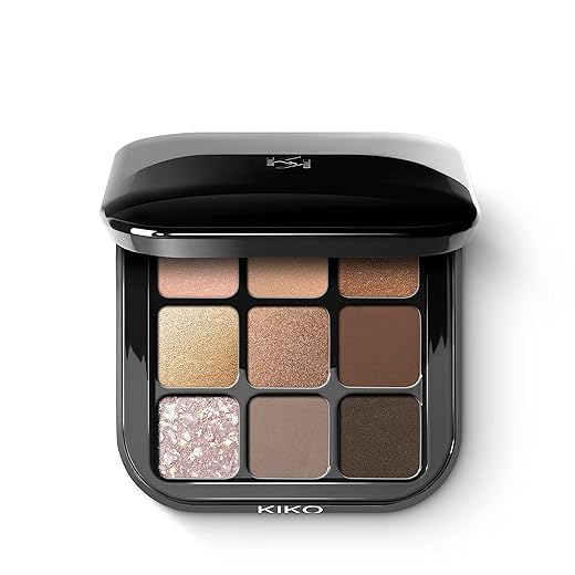 KIKO MILANO, New Glamour Multi Finish Eyeshadow Palette, Paleta de Sombras, Cor