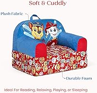 Vista 8 de Delta Children - Silla abatible PAW Patrol Cozee Buddy para niños - Certificado Greenguard Gold, azul