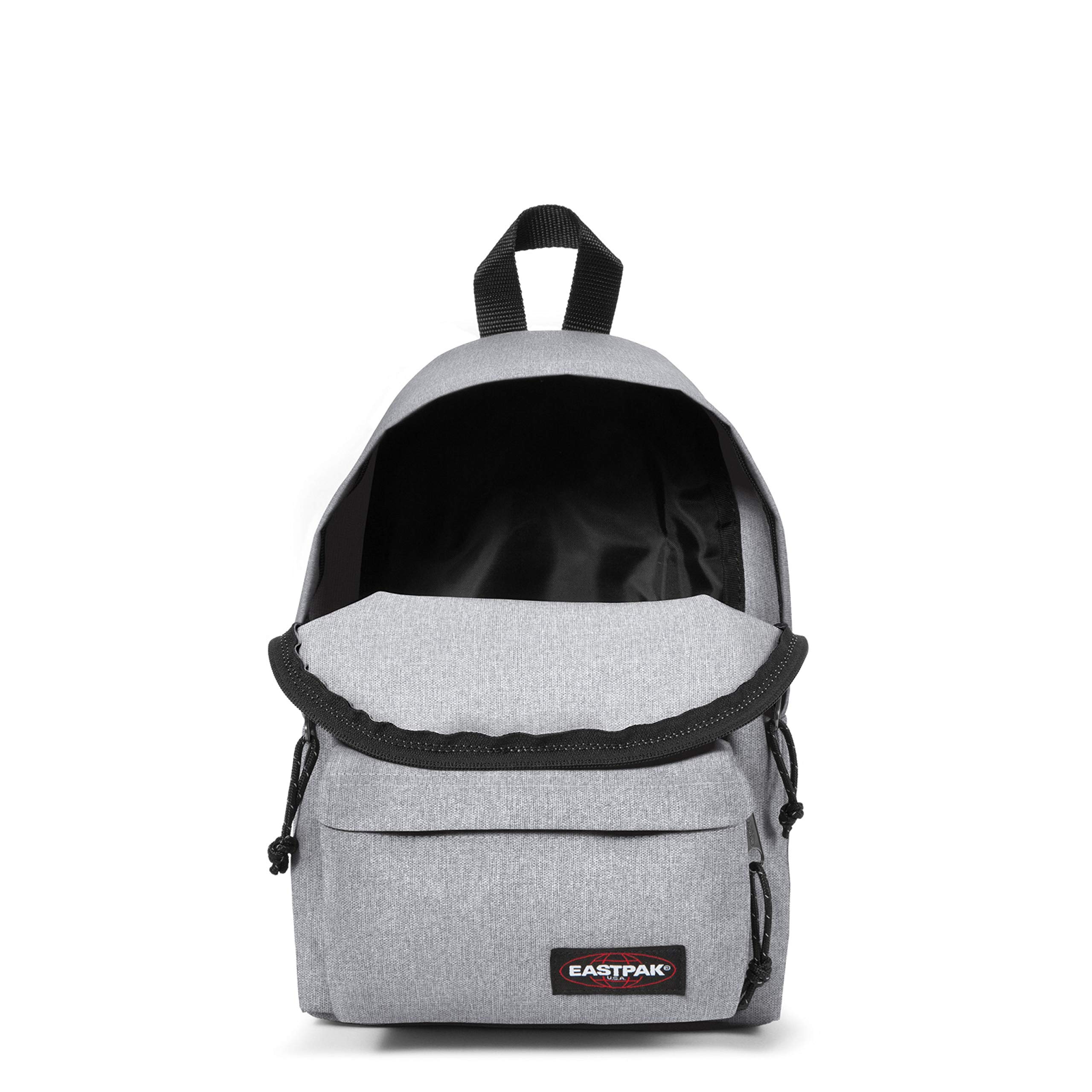 EASTPAK Orbit Petit Sac à Dos, 34 cm, 10 L, Gris (Sunday Grey) & BENCHMARK Single Trousse, 27 L - Black (Noir)