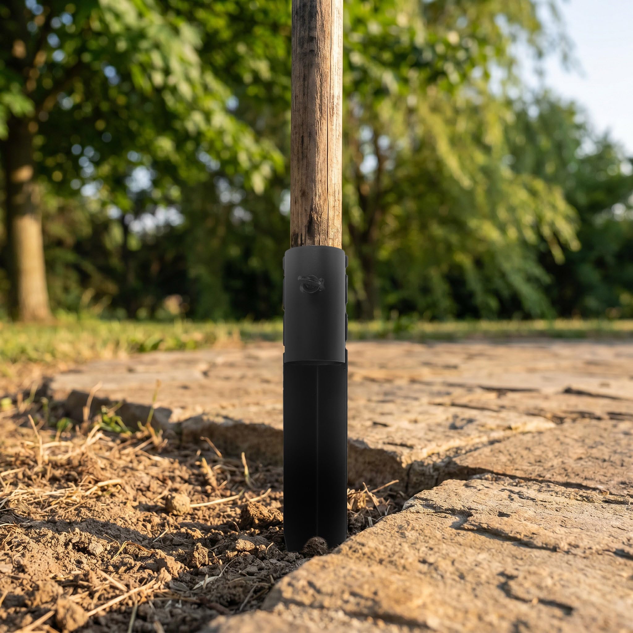 YARNOW 3 szt. palików do pochodni - 10,6" - palików do oświetlenia zewnętrznego - odpornych na warunki atmosferyczne, wbijanych w ziemię, do lamp solarnych, masztów flagowych USA, 250.