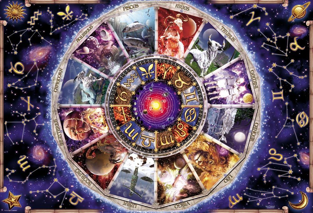 Amazon.co.jp 1000ピース ジグソーパズル ゾディアック Signs of the zodiac(49x72cm) おもちゃ