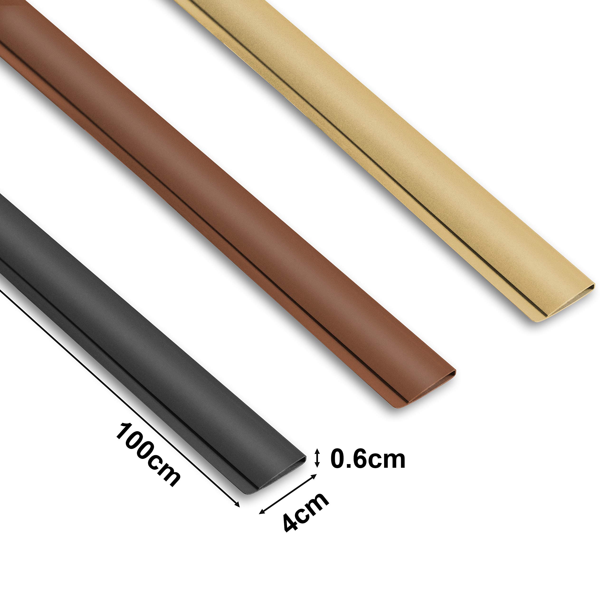 Ribelli PVC Abschlussleiste, 100 cm, Bambus-9 Stck : Amazon.de: Garten