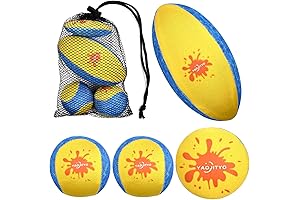 4 Pack Beach Toys, Aqua Balls for Swimming Pools