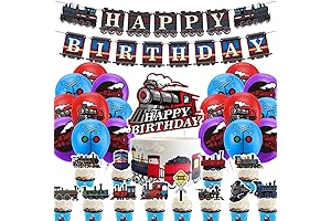 Retro Train Party Decorations: Vintage Train Bash Essentials