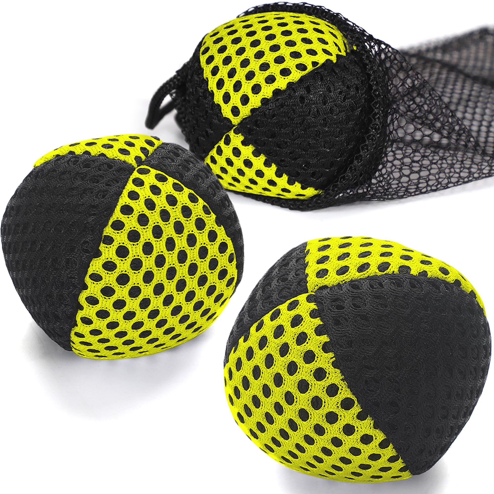 Juggling Balls Set of 3, Durable Bean Bags for Beginners &amp; Pros