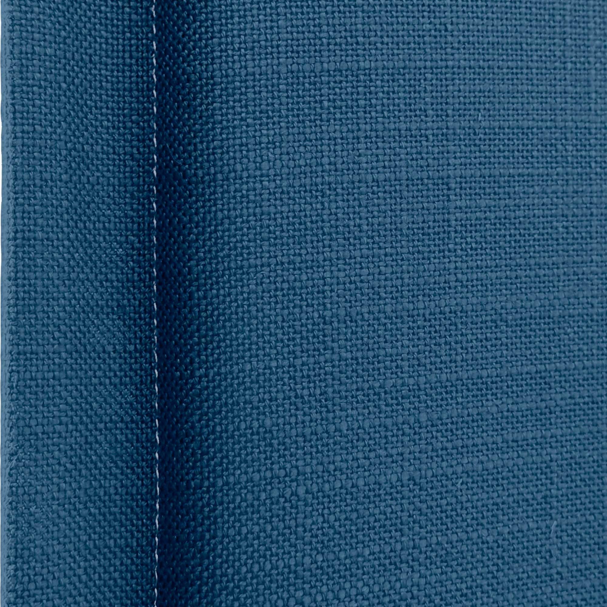 DHOME Testiera in lino naturale con bordo della testiera imbottito Letto moderno TOP TRENDING (Blu Navy, 160x105cm con Gambe (Letto 150/160))