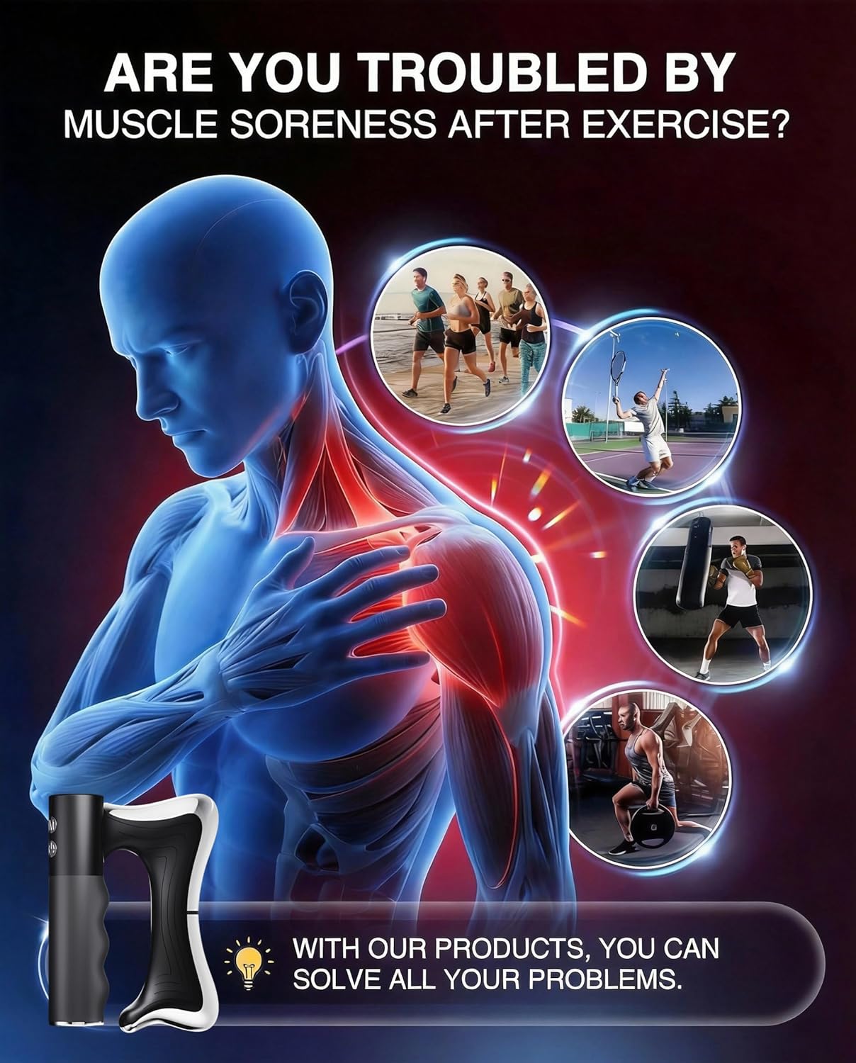 Heated Muscle Scraper Tool,2026 Upgrade Electric Guasha Fascia Blaster Tools,Portable Full Body Contour Device,Fascia Knife for Relaxation & Deep Tissue for Arm,Waist,Leg,Back,Neck Care - Image 2