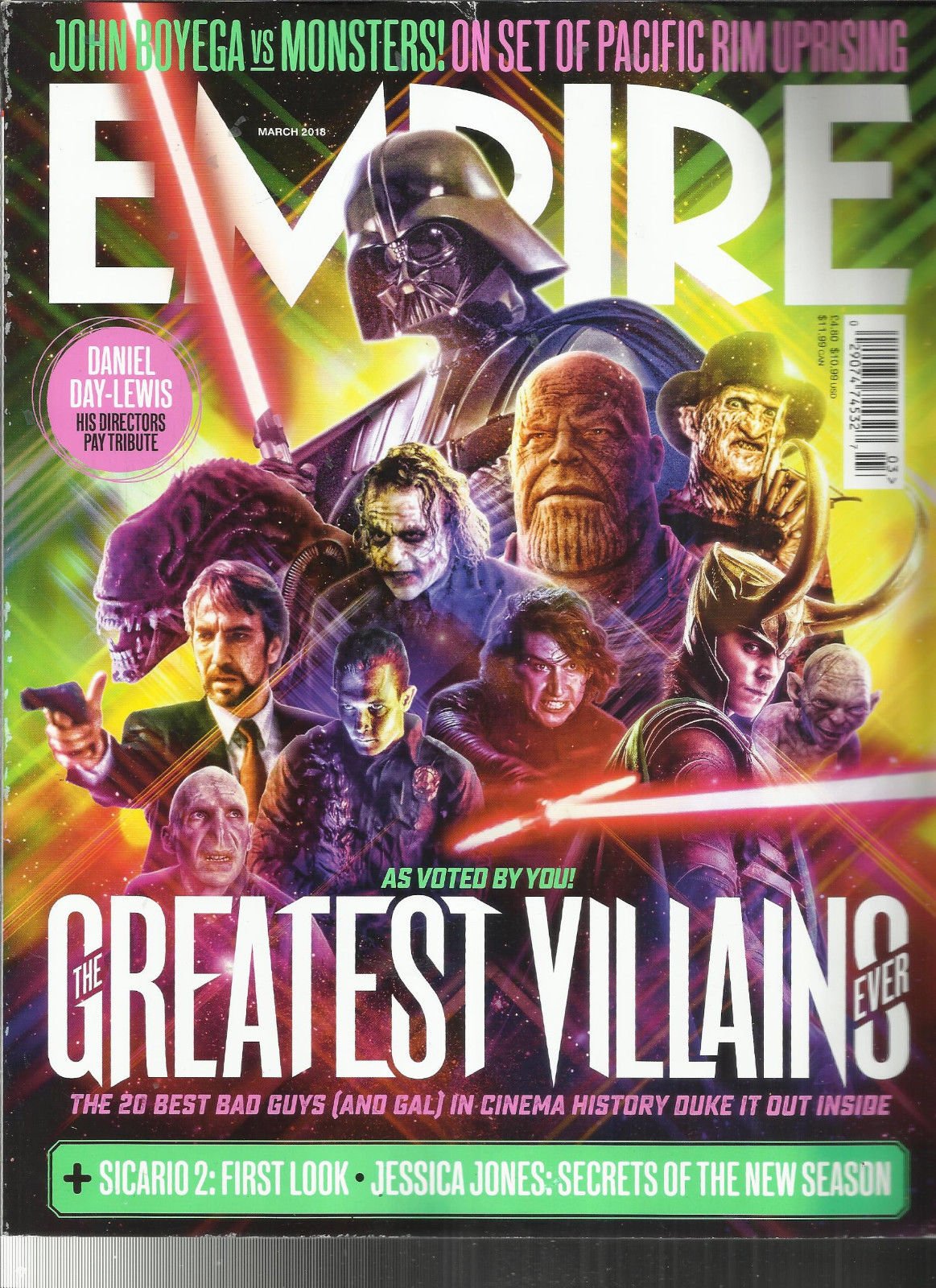 Amazon.com: EMPIRE MAGAZINE, THE GREATEST VILLAING EVER MARCH