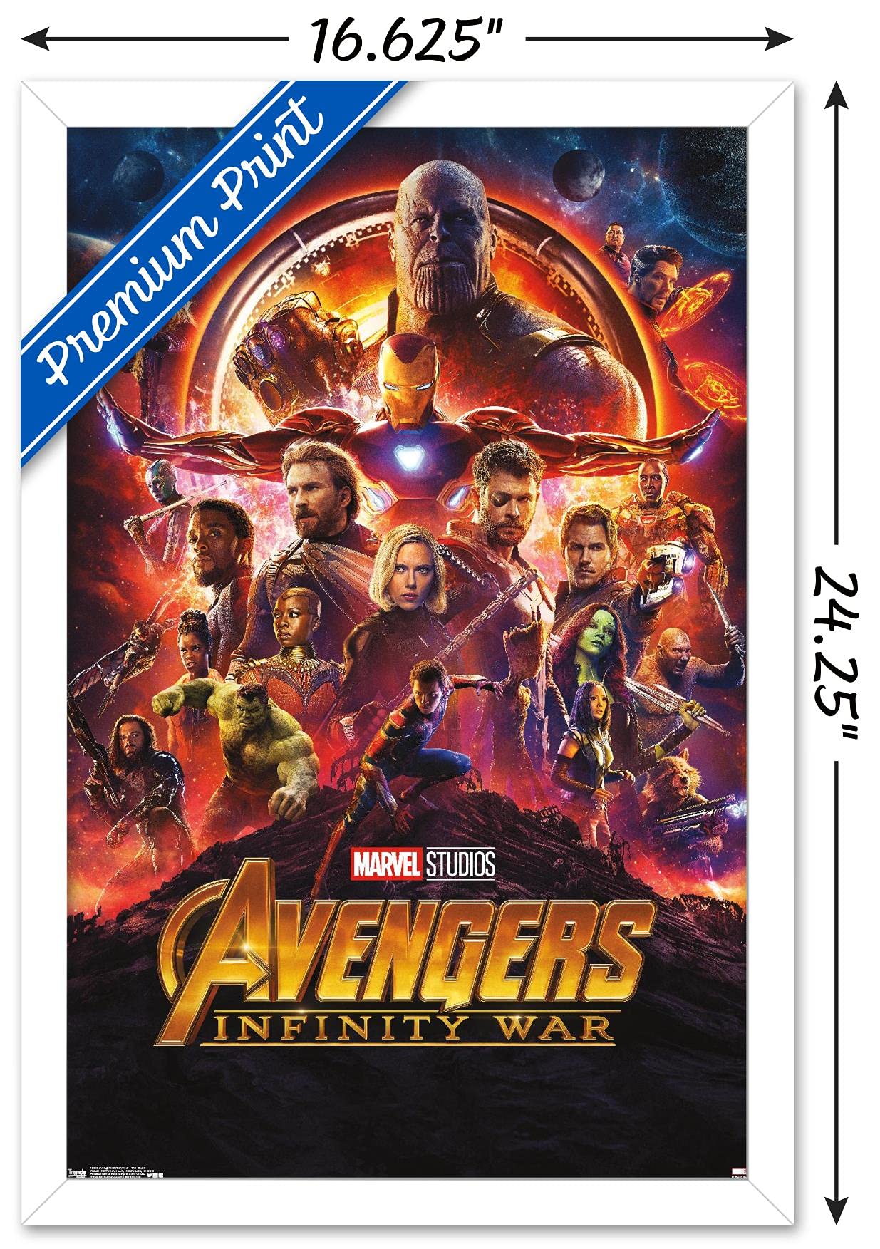 Amazon.com: Trends International Marvel Cinematic Universe