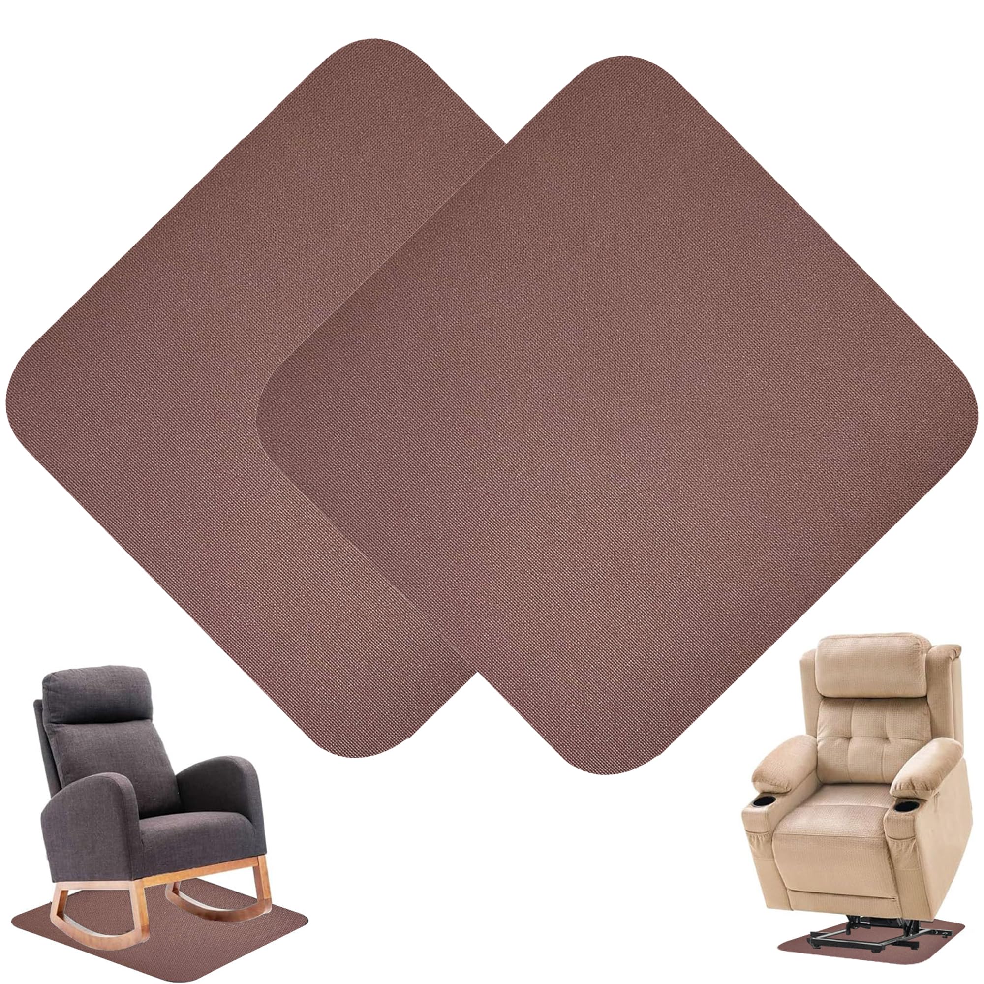 Recliner Pads for Hardwood Floors, Under Recliner Mat Floor Protectors Furniture Pads to Keep Furniture from Sliding Swivel Chairs Recliner mats for Hardwood Floors Non Slip Furniture Pads