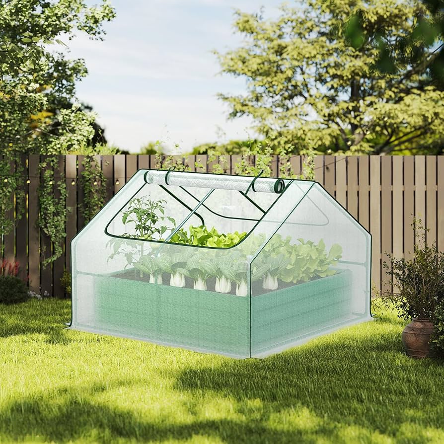 Amazon.com: Aoodor 4 x 4 x 1 ft Galvanized Raised Garden Bed, Mini Amazon.com: Aoodor 4 x 4 x 1 ft Galvanized Raised Garden Bed, Mini