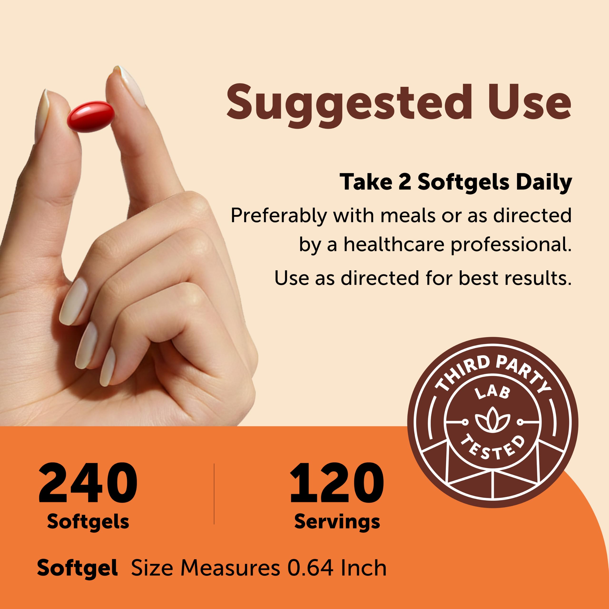 Micro Ingredients Lutein Zeaxanthin 40mg Per Serving | Omega-3 DHA + EPA — Amazon image 4