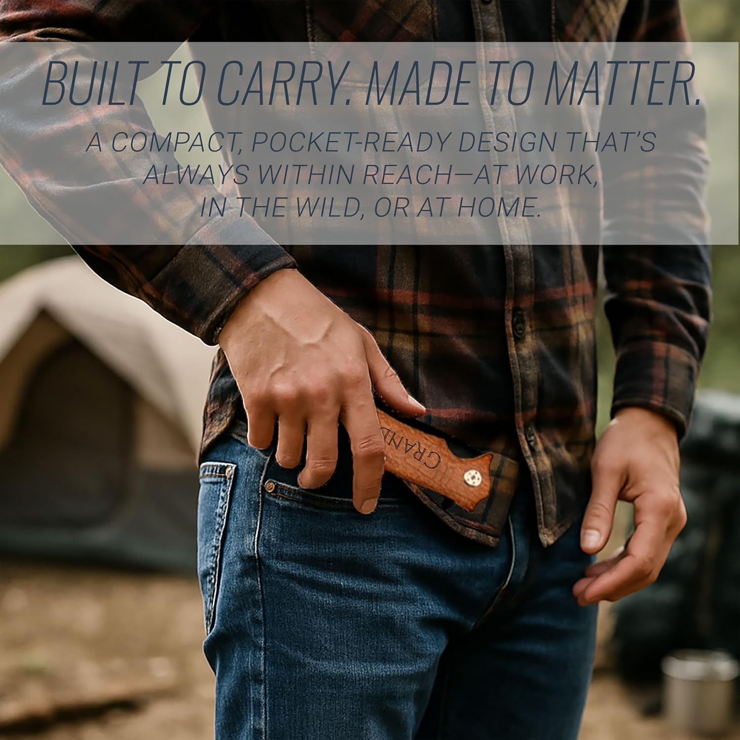 Personalized Pocket Knife for Men with Clip | Laser Engraved Message, Folding Utility Knife, Tactical Switchblade for Camping, Hunting, Rescue | Custom Birthday Gift for Dad, Husband, Groomsmen Gifts