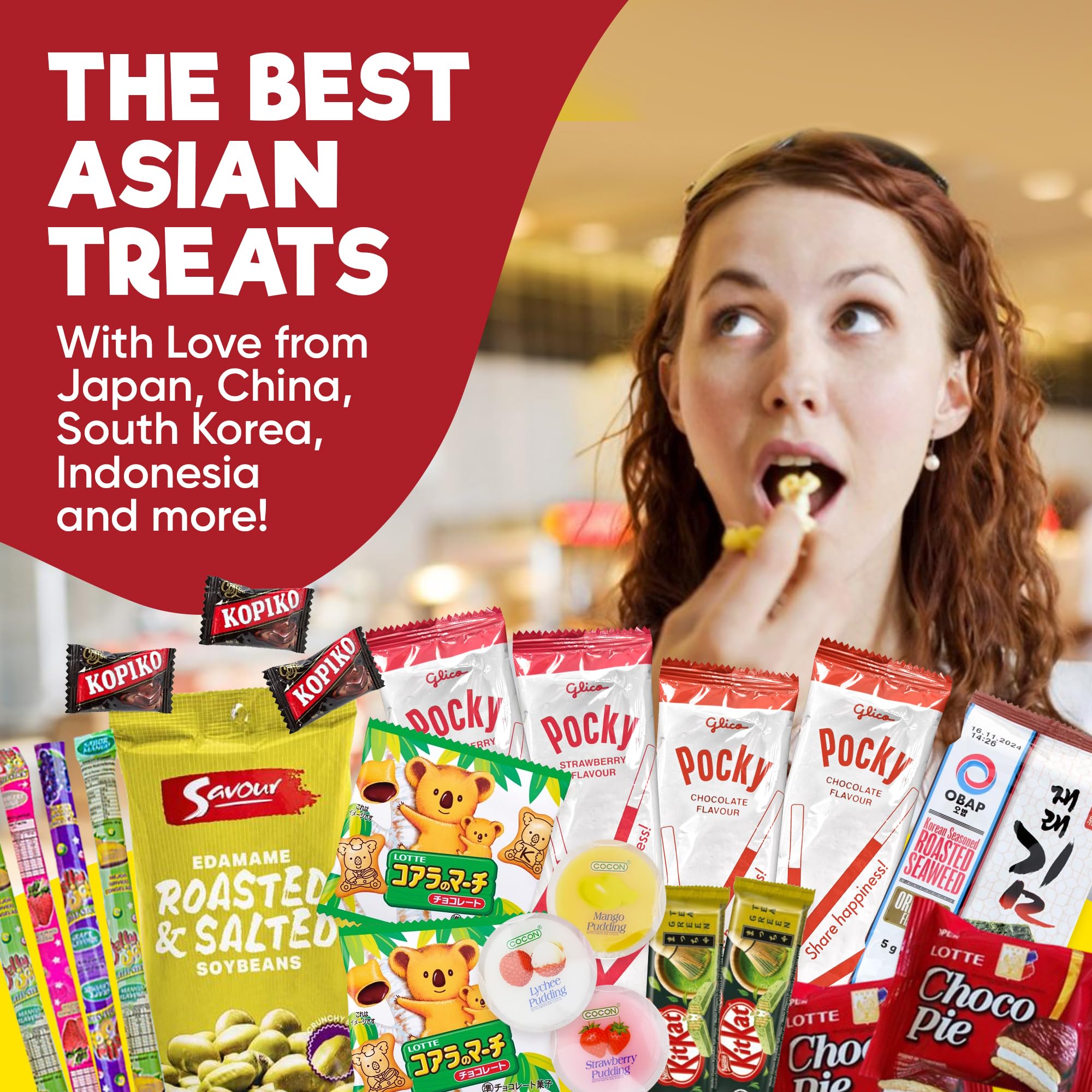 Amazon.com : Premium Asian Snack Box (22 Pc) - International