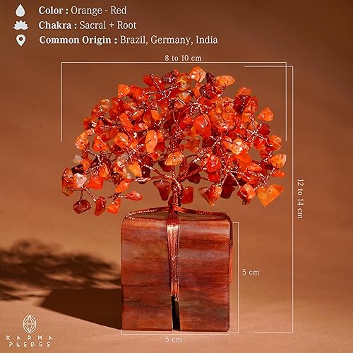 Miniatura 91 de Árbol de la vida de cristal curativo de 7 chakras, árboles bonsái hechos a mano para energía positiva, dinero y buena suerte, árbol para decoración