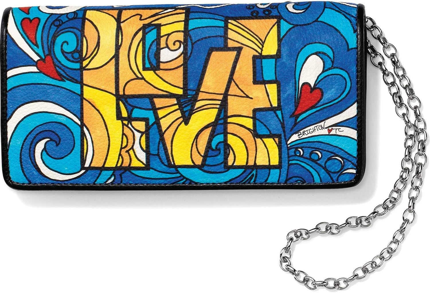 Brighton Love Groove Slim Wallet [W: 7 1/2" X H: 4"]