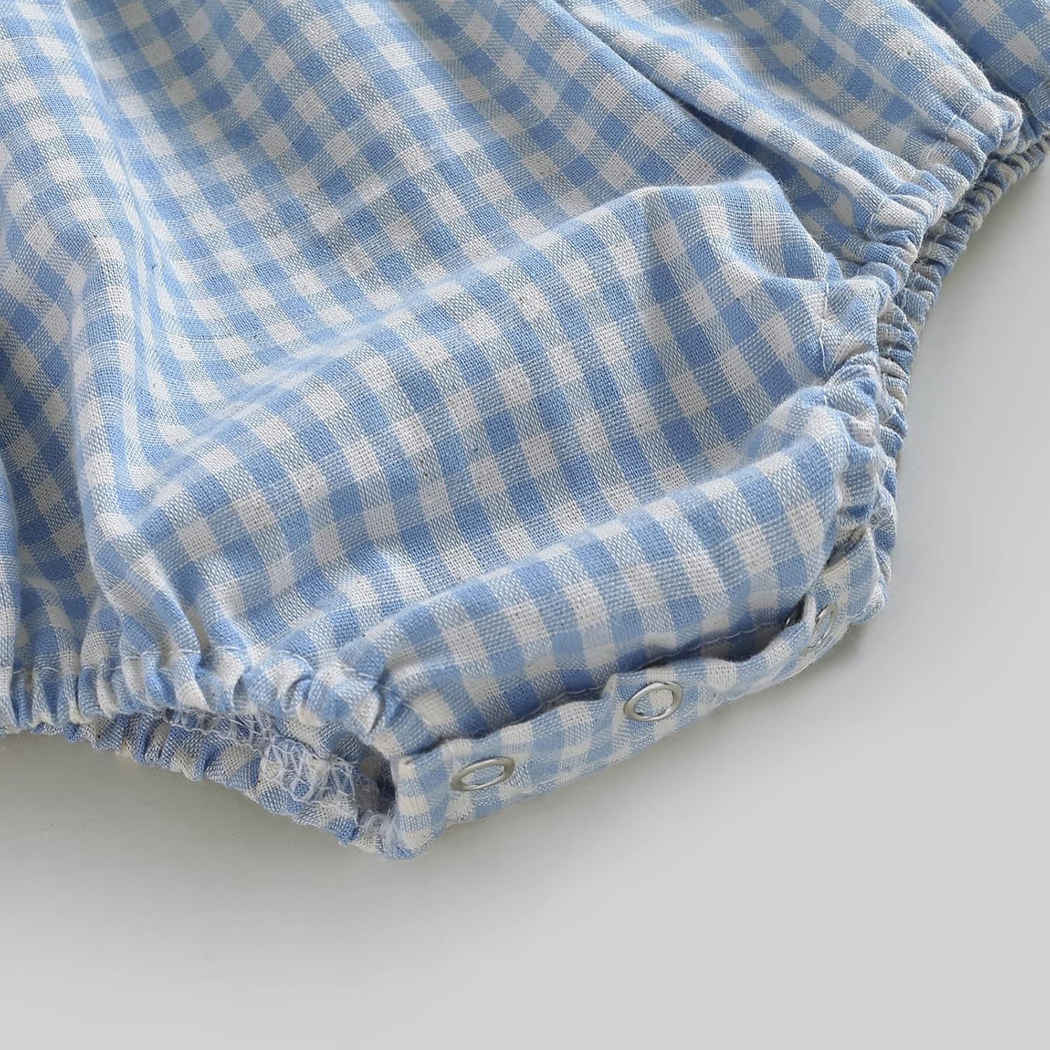 Douhoow Infant Baby Girl Plaid Romper Baby Sweatshirt Romper Ruffle Festival Clothes Fall Winter Outfits with Headband - Image 7